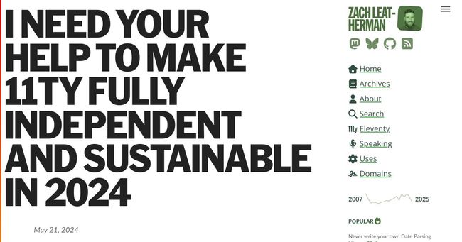 So you want to speak at the 11ty International Symposium on Making Web Sites Real Good